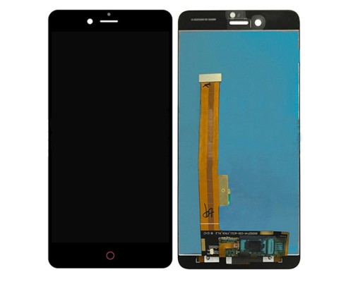 Дисплей (экран) в сборе с тачскрином для ZTE Nubia Z11 mini S черный