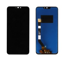 Дисплей (экран) в сборе с тачскрином для Huawei Honor 8C (BKK-L21) черный (Premium LCD)