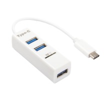 USB Type C HUB на 2 порта + Micro SD картридер BZ-AD15 блистер