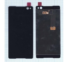 Дисплей (экран) в сборе с тачскрином для Sony Xperia C5 Ultra Dual (E5533/E5563) черный (Premium LCD)