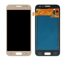 Дисплей (экран) в сборе с тачскрином для Samsung J200H/DS Galaxy J2 (2015) (золото) (TFT)