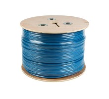 Кабель витая пара F/UTP 4х2х23AWG кат.6 solid CU PVC син. 305м (м) Rexant 01-0147