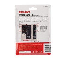 Тестер кабеля RJ45+RJ11 (HT-C004) (TL-468) Rexant 12-1006