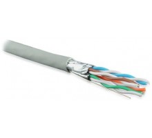 Кабель витая пара U/FTP кат.6 4х2х23AWG solid LSZH нг(А)-HF UFTP4-C6-S23-IN-LSZH-GY-500 500м (м) Hyperline 47958