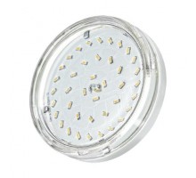 Лампа светодиодная PLED-ECO-GX53 6Вт таблетка 3000К CLEAR тепл. бел. GX53 510лм 230В JazzWay 2851970