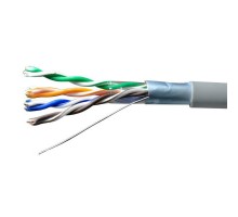 Кабель витая пара F/UTP кат.5E 4х2х24AWG solid CU PVC Standard сер. (м) SUPRLAN 01-1031-1