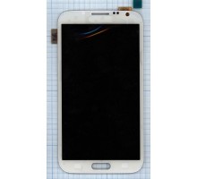 Дисплей (экран) в сборе с тачскрином для Samsung Galaxy Note 2 GT-N7100 белый