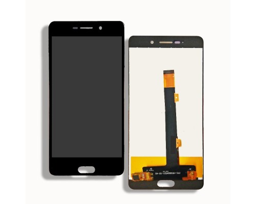 Дисплей (экран) в сборе с тачскрином для Micromax Q4310 (Canvas 2) (черный)