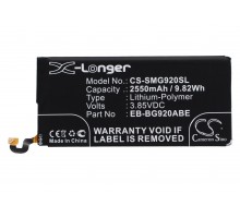 Аккумулятор CS-SMG920SL EB-BG920ABE для Samsung Galaxy S6 3.85V / 2550mAh / 9.82Wh (CameronSino)