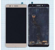 Дисплей (экран) в сборе с тачскрином для Huawei Honor 5x золотой