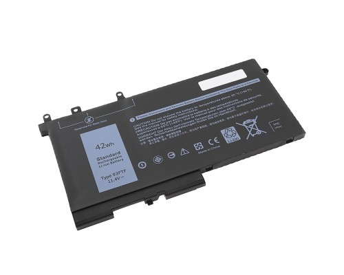 Аккумулятор OEM (совместимый с 93FTF) для ноутбука Dell Latitude E5280, E5480 11.4V 3600mAh черный