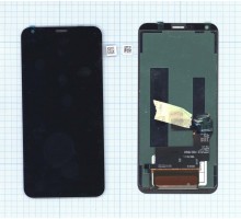 Дисплей (экран) в сборе с тачскрином для LG Q6, Q6a, Q6+ M700 черный