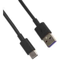 USB кабель "LP" USB Type-C 5А черный