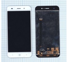 Дисплей (экран) в сборе с тачскрином для ZTE Blade X7, D6, V6, Z7 белый