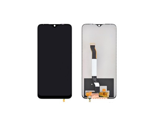 Дисплей (экран) в сборе с тачскрином для Xiaomi Redmi Note 8 черный Premium LCD