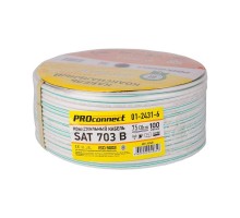 Кабель SAT 703B Cu/Al/Cu бухта (м) PROCONNECT 01-2431-6