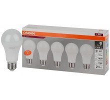 Лампа светодиодная LED Value LVCLA125 15SW/840 грушевидная матовая E27 230В 2х5 RU (уп.5шт) OSRAM 4058075577831