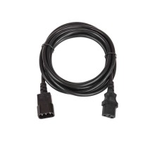 Кабель питания разъем C14 IEC 60320/разъем C13 IEC 60320 3х1кв.мм 250В 10А 1.8м черн. TLK TLK-PCM10-018