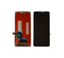 Дисплей (экран) в сборе с тачскрином для LG G710E G7 ThinQ черный (Premium LCD)