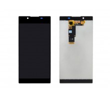 Дисплей (экран) в сборе с тачскрином для Sony Xperia L1, L1 Dual (G3311, G3312) черный (Premium LCD)