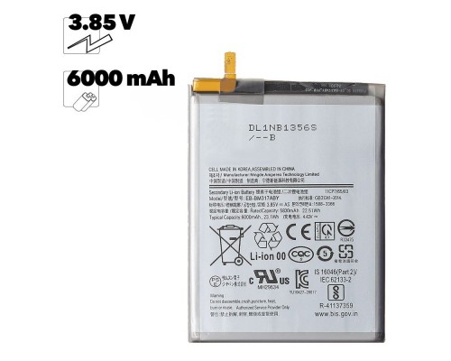 Аккумулятор OEM (совместимый с EB-BM317ABY) для Samsung Galaxy M31s SM-M317 3.85V 6000mAh