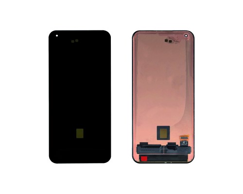 Дисплей (экран) в сборе с тачскрином для Xiaomi Mi 11 черный (Premium LCD)