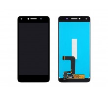 Дисплей (экран) в сборе с тачскрином для Huawei Honor 5A, Y5 II, Y6 II Compact черный (Premium LCD)