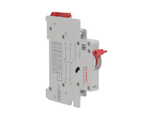 Контакт вспомогательный MD63-МСК2 1НО+1НЗ YON MD63-MCK2