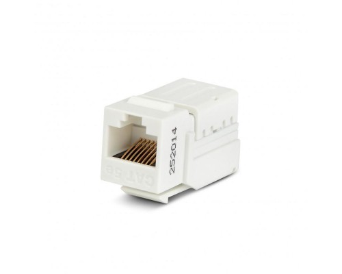 Вставка KJNE-8P8C-C5e-90-WH Keystone Jack RJ45(8P8C) кат. 5e 110 IDC зад. с помощью NE-TOOL бел. Hyperline 46653