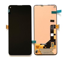 Дисплей (экран) в сборе с тачскрином для Google Pixel 5a (5G) черный (Premium LCD)