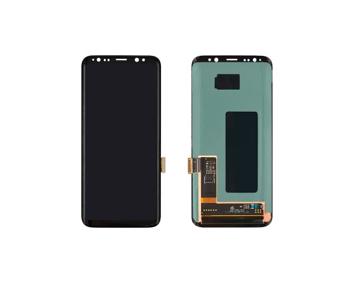 Дисплей (экран) в сборе с тачскрином для Samsung Galaxy S8 G950F черный (OLED)