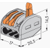 222-413, Клемма соединительная, 3 контакта
