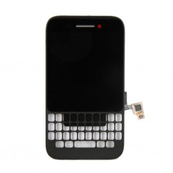 Дисплей (экран) в сборе с тачскрином для BlackBerry Q5 черный